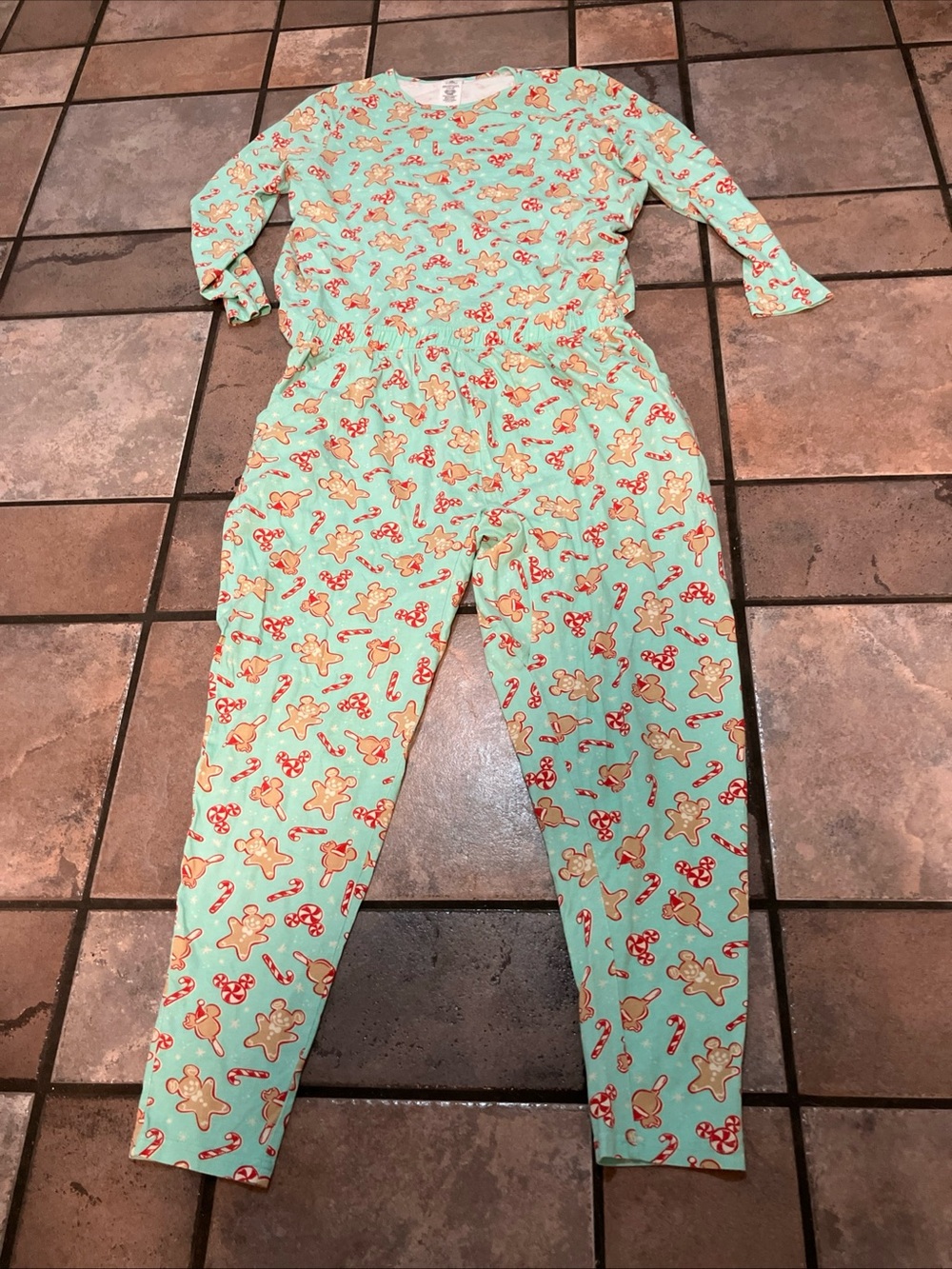 disney parks pajamas christmas size xl women
